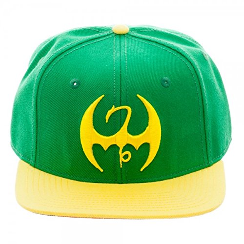 bioWorld Marvel Iron Fist Logo Snapback Cap