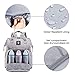 Extra Large Diaper Bag Backpacks, Wide Opening Baby Diaper Bags for Mom Dad, FRANK MULLY Men Diaper Bag with Changing Pad Stroller Straps Insulated Pockets Gray, Perfect Baby Shower Gift
