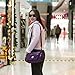 Women's Casual Tote Handbag Water Resistant Nylon Crossbody Bags Shoulder Bags Tote Purse Lady Messenger Bag (Purple)