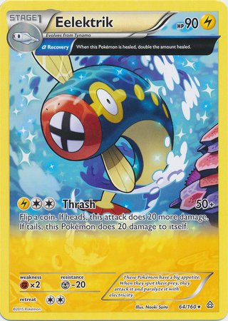 Pokemon Primal Clash Eelektrik - 64/160 - Full Art Rare