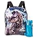Jurassic World Backpack Combo Set - Jurassic Park Boys' 3 Piece Backpack Set - Jurassic World Backpack, Waterbottle and Carabina (Black/Navy)