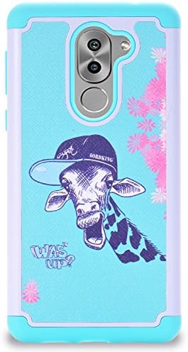 Honor 6X Case, Aordking[Drop Protection] Slim Fit Hybrid Protection Dual Layer Tough Rugged Protective Armor Case Cover For Huawei Honor 6X(Giraffe)
