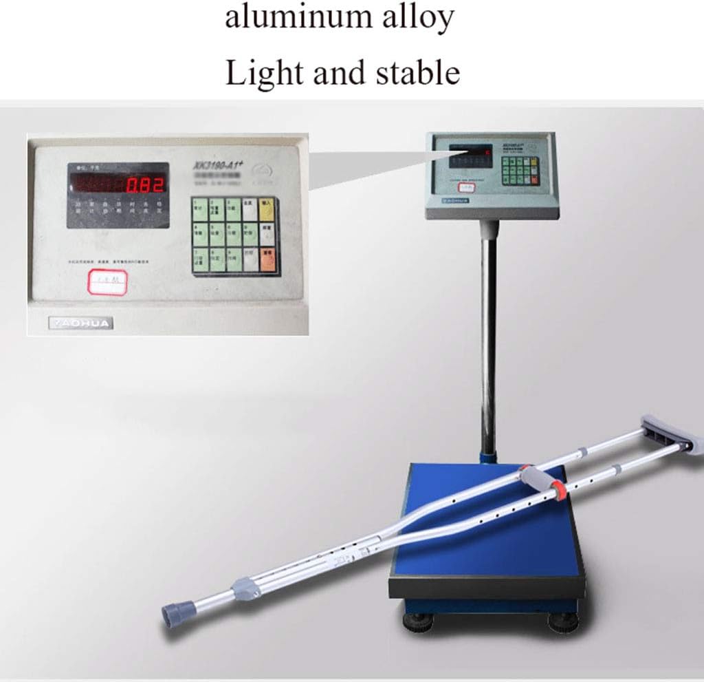 Standard walker Lightweight Aluminum Alloy Medical Cane Safe and Durable Non-Slip Adjustable Walking aid European Buckle Easy to Carry General 4'27-6'23 Rehabilitation -