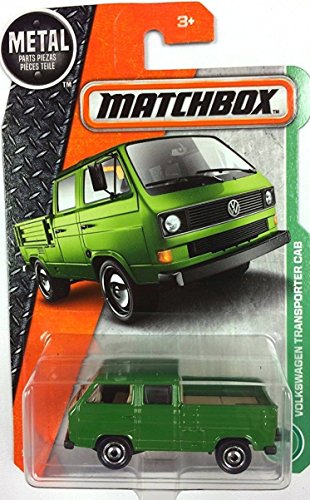 Matchbox 2017 Volkswagen Transporter Cab 95/125, Green (No Tools in Bed of Truck)
