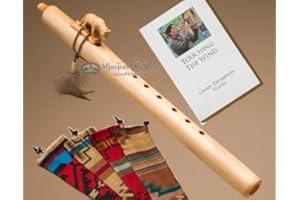 JONAH THOMPSON FLUTES Native American Flute Pack -Natural Mt. Lion & Bag