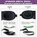 Eye Mask for Sleeping Blackout - AUPHIL 3D Contoured Eye Cover Blindfold Sleeping Mask, Comfort Sleep Mask for Women Men Side Sleeper 100% Light Blocking, Soft Breathable Sleep Eye Mask for Flight Nap