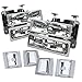 DNA MOTORING Pair Chrome Headlights+Bumper Lamps+Amber Corner Lights Compatible with 94-99 Chevy C/K Suburban 1500 2500 3500,HL-OH-8P-C1094-CH