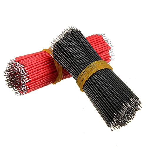 1200Pcs 6cm Breadboard Jumper Cable Electronic Wires Black Red Colour