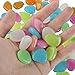 Glow in The Dark Garden Pebbles Stone Luminous Decorative Stones for Your Fantastic Garden or Yard Outdoor Fish Tank in Colorful Color 100Pcs