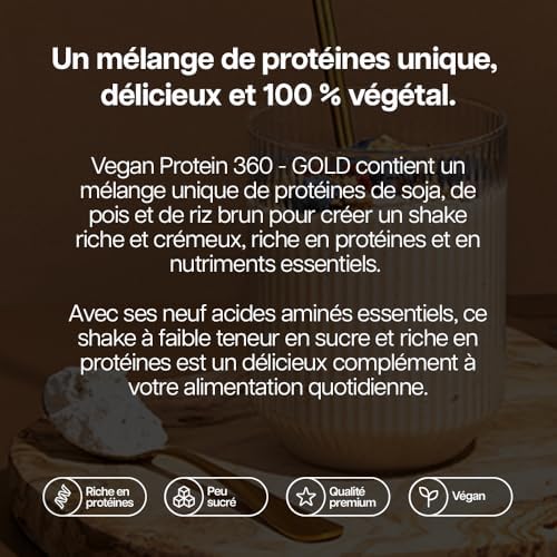 Protein Works | Vegan Protein 360 - Gold, Crème Vanille, 2kg