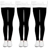 LUOUSE Multipack Cute Printed Girls Stretch Leggings Ankle Length 4-13 Years