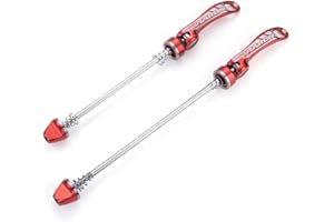 VIARON MTB Quick Release Axle Front and Rear Mountain Bike Skewer Set Aluminum Alloy Bicycle Wheel Skewers Hub QR Lever