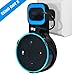 Amazon alexa Wall Mount Hanger Stand Compatible with Amazon Echo Dot Without Mess Wires Or Screws, Dot Accessories, Compact Holder Case Plug in Kitchens, Bathroom And Bedroom (Black)