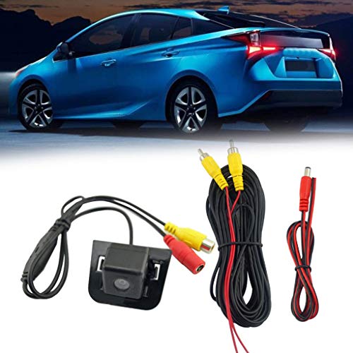 Mjuan Car Rear View Hole OEM Camera for Toyota Prius 2012 - Reversing Camera - Backup Camera Automotive with Visual Angle D170 Degrees / H138 Degrees / V125 Degrees