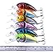 6pcs/lot Jointed Fishing Lures Swimbait Crank Bait Hooks Crankbaits Tackle 8.5cm/14g