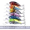 6pcslot-Jointed-Fishing-Lures-Swimbait-Crank-Bait-Hooks-Crankbaits-Tackle-85cm14g