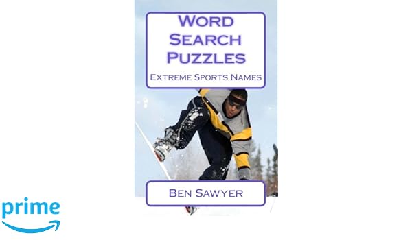 Amazoncom Word Search Puzzles Extreme Sports Names - 
