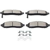 SCITOO D1094 Front Semi-Metal Brake Pads Sets | Fit For Nissan For Frontier | For Pathfinder | For Xterra,For Suzuki For Equator 2009-2012