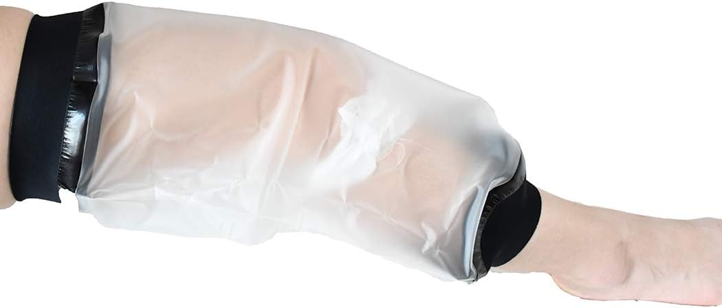 Knee Cast Cover for Shower, Waterproof TPU Shower Bandage and Cast Protector for Knee Replacement Surgery, Wound, Burns Watertight Protection Reusable: Health & Personal Care