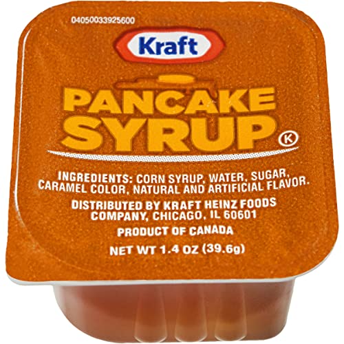 Kraft Pancake Syrup Single Serve Dip Cup (1.4 oz Cups, Pack of 120