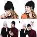 Momoday Wireless Beanie Music Hat Soft Warm Knitted Cap With Stereo Headphone Headset Speaker Wireless Mic Hands-free for Men Women Fitness Outdoor Sports Running Hiking Christmas Birthday Gift(Black)