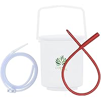Cor-Vital Coffee Enema Kit for Colon Cleansing - Recommended by Gerson Home Enema Kit - Enema Bucket Kit with Red Tube - Colo