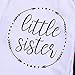 3Pcs Cotton Newborn Baby Girls Tops + Flower Pants + Headband Clothes Outfits Set (0-6M, White)