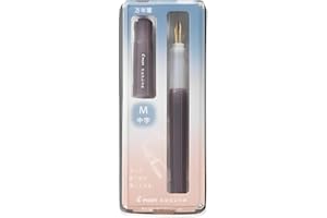 Pilot Kakuno Fountain Pen Madoromi Color Series, Gold (Smiley Face) Medium Nib, Perfect for Beginners and Creative Expression, Brown, PFKA-1MDBNM