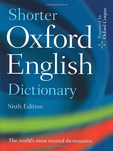 The New Shorter Oxford English Dictionary (2 Vol. Set; Thumb