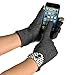Binmer(TM)Womens Touch Screen Winter Warm Elegant Wrist Gloves Mittens (Gray)