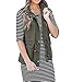 FISACE Women's Lightweight Sleeveless Stretchy Drawstring Jacket Vest Zipper (Medium, Army Green)