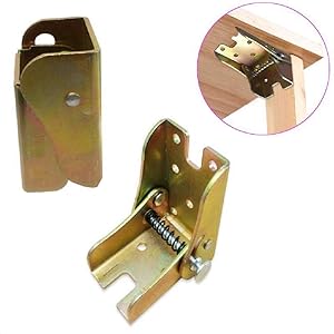 Metal 90 Degree Automatic Lock Folding Hinge Furniture Table Frame Combination Table Chair Telescopic Foot