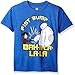 Disney Boys' Big Boys' Hero 6 T-Shirt, Royal Heather, MEDIUM