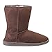 DAWGS Womens 9 Inch Faux Shearling Microfiber Vegan Winter Boots