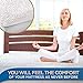 LUNAVY Premium Bamboo Waterproof Mattress Protector - Machine Washable Pad (Twin Size)