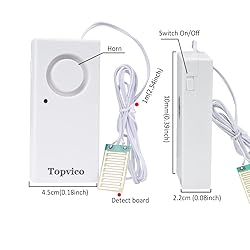 Topvico Water Sensor Alarm for Home, Sump