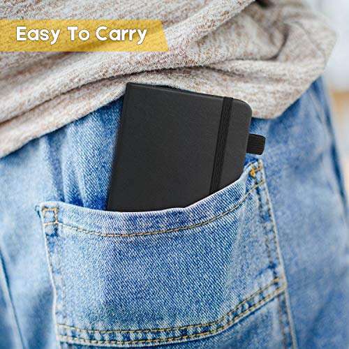 2Pack Pocket Notebook Journal Notepad 3.5" x 5.5", Ruled/Lined, Small