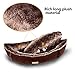 JOYELF Medium Dog Bed with Washable Removable Cover, Cute Pirate Ship Warming Cat Cuddle Bed, Plush Banana Calming Pet Bed for Puppy Dogs & Cats with Squeaker Toys as Gift