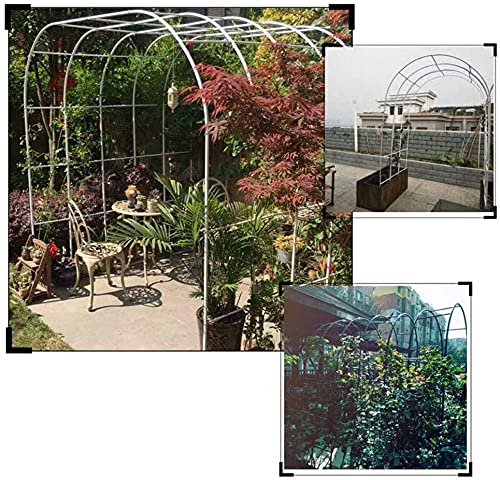 Arbours Gartenlaube Pergola Bogen, Metall Rosenbögen, für Verschiedene Kletterpflanzen Hochzeit Garten Brautparty… – Bild 7