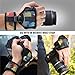 USA Gear Professional Grip Camera Wrist Hand Strap with Geometric Neoprene Design and Metal Plate - Compatible with Canon, Fujifilm, Nikon, Sony and more DSLR, Mirrorless, Point & Shoot Cameras