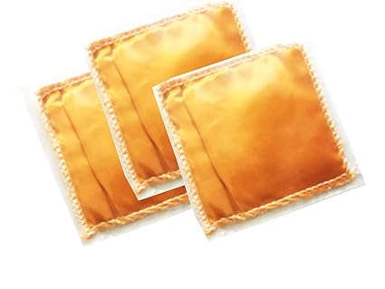 Fresh Fortune Sandalwood Natural Sandal Powder Fragrance Sachets (Packet Size 3.5, Orange) -Pack of 3