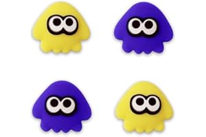 PERFECTSIGHT Cute Octopus Joycon Thumb Grips for Switch OLED/Lite, 3D Joystick Cover for Nintendo Switch, Kawaii Thumbstick Grip Caps, Controller Analog Stick Button Cover