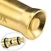 Homdox 2 Twist Hose Nozzles Sprayer Solid Brass Adjustable Hand Sprayer Heavy Duty High Pressure Sweeper Nozzle Outdoor Cleaning Tools Leak-Free with 6 Free Rubber Washers - Safe for Organic Gardens