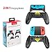 Joy Con Charging Grip for Nintendo Switch, 2 in 1 JoyCon Charging Grip Dock Comfortable Game Handle with Controller Charging Dock 2 Charging Models by GamePal
