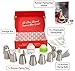 Russian Piping Tips Set - 28 Pieces Cake Decorating Tips Including Russian Icing Tips, Couplers For Piping Bags plus 15 Icing Bags - for Cakes, Cupcakes, and Other Desserts Boquillas para Reposteria