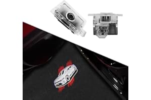 BUJINZETUI 2PCS Door Lights Logo Car Accessories Led Compatible for Charger 2006-Present Projector Ghost Shadow Puddle Courtesy Step Lights (Side)