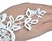 JISEN Women Wedding Lace Gloves Formal Banquet Party Fingerless Pierced Gift