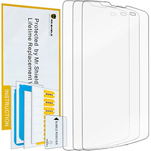 Mr Shield For LG TRANSPYRE (VS810PP) / LG Optimus F60 Premium Clear Screen Protector [3-PACK] with Lifetime Replacement Warranty