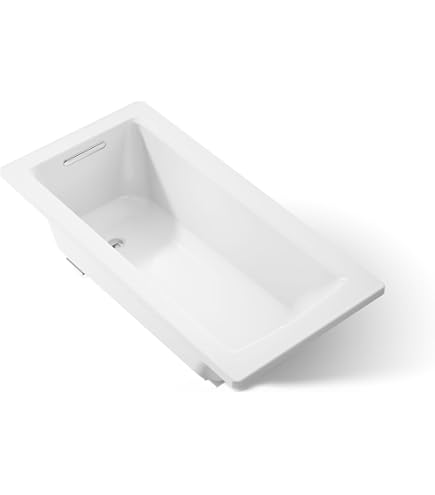 Kohler K-1184-0 5 ft. Drop-In Acrylic Soaking Bath Tub w