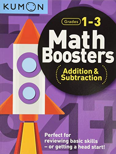 Kumon Publishing North America Math Boosters: Addition & Subtraction (Grades 1-3)
